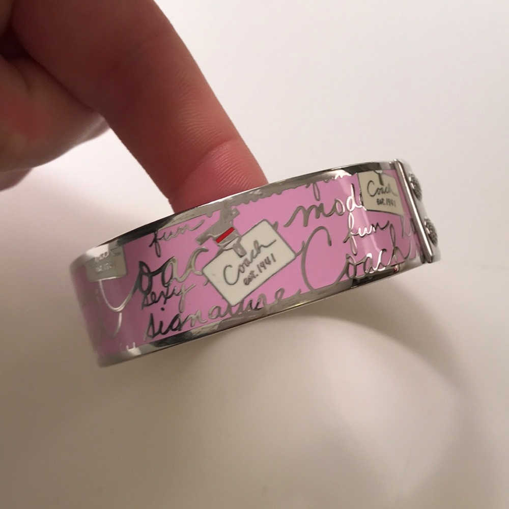 Pink Coach Bangle